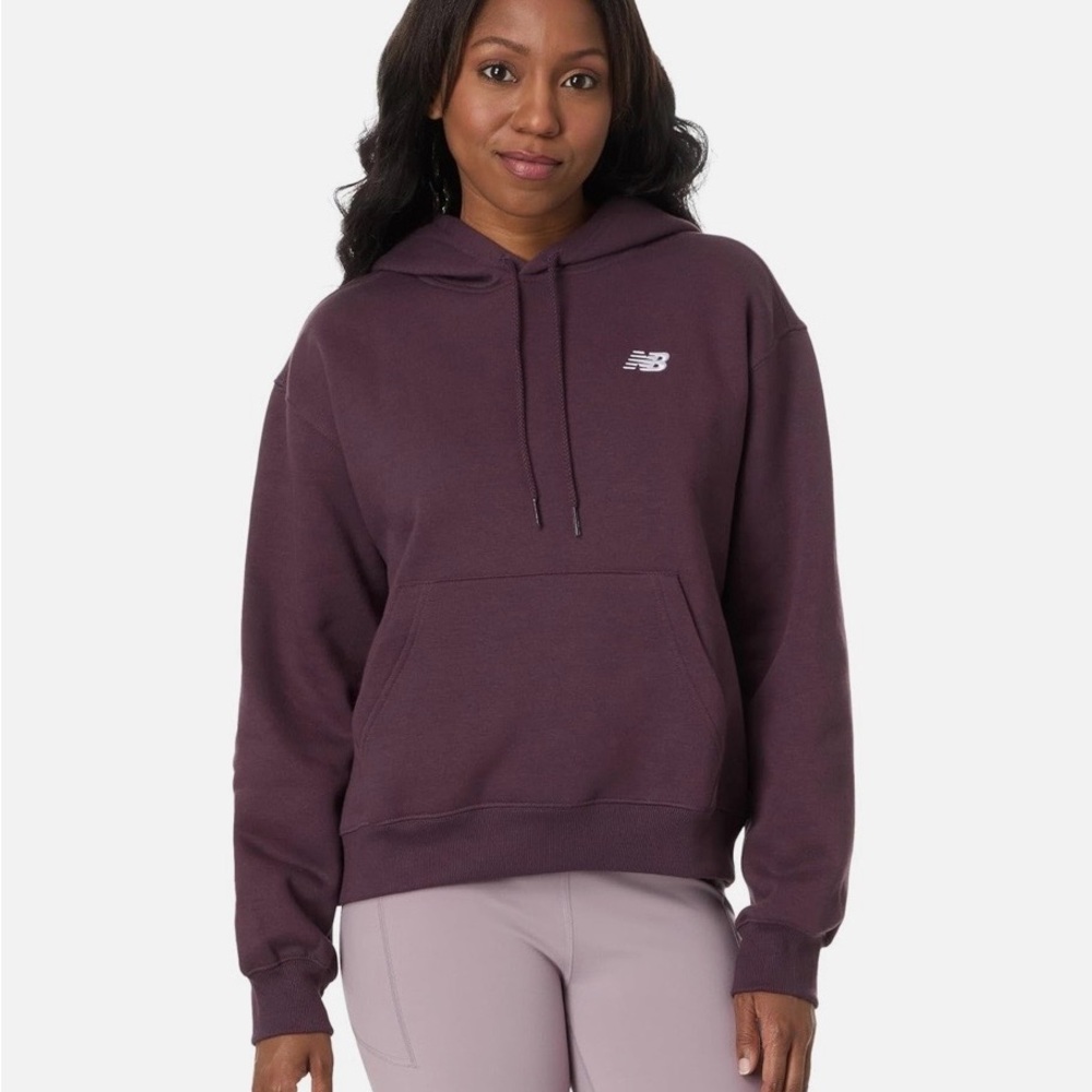 New Balance Women's Deep Purple Hoodie in Medium